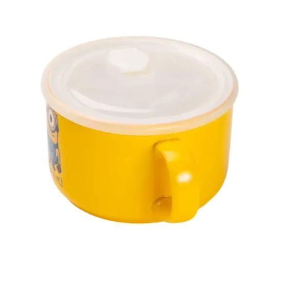 Миска порцелянова з пластиковою кришкою, 900 мл, для супу та локшини HP-15-18BM | Зображення 2