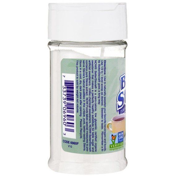 Заменитель сахара NOW Foods BetterStevia Extract Powder 28 g /622 servings/ | Зображення 2