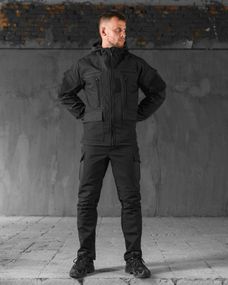 Тактический костюм SoftShell REHYDRATION  black ВТ0446