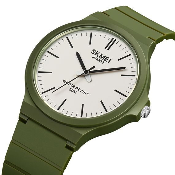 Чоловічий годинник Skmei 2108AG Army Green | Зображення 1