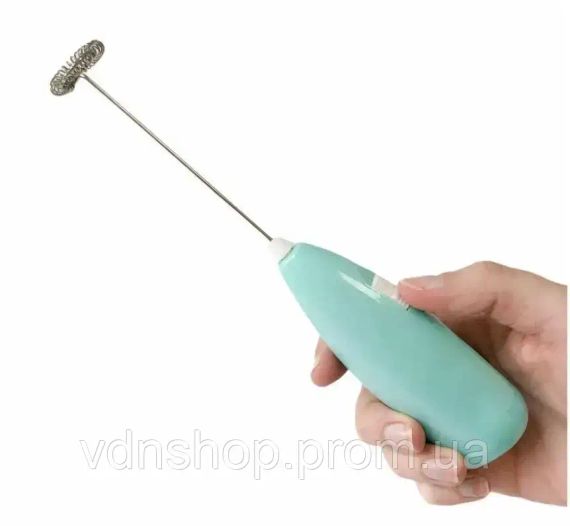 Ручний портативний міні-міксер спінювач для вершків та молока капучинатор | Зображення 2