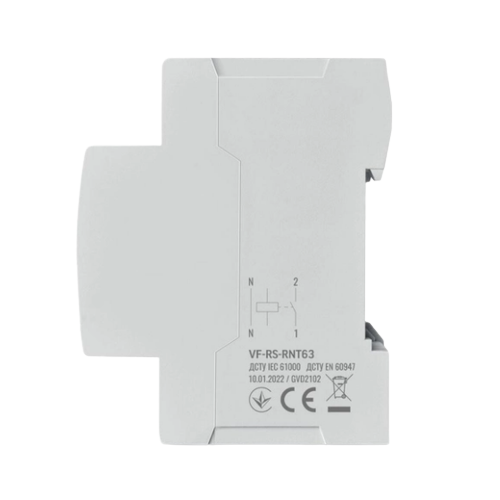 Реле контролю напруги та струму 1-63А 145-300V VF-RS-RNT63 Resist Videx | Зображення 1