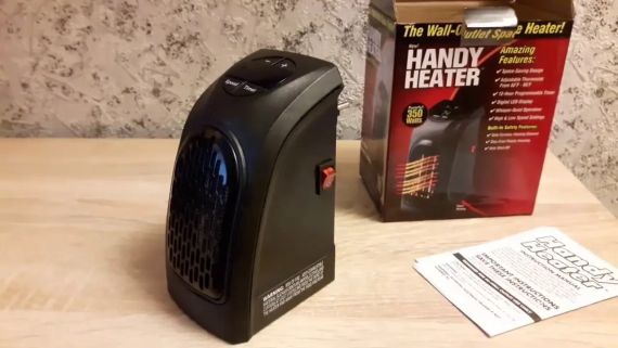 Міні нагрівач 400W Handy Heater з пультом, нагрівач електричний тепловентилятор портативний | Зображення 4