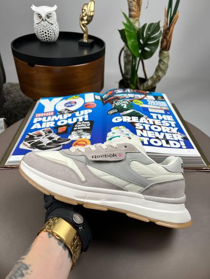 Чоловічі кросівки R3eebok Classic Light Grey White , В'єтнам A4228 44 28 | Зображення 4