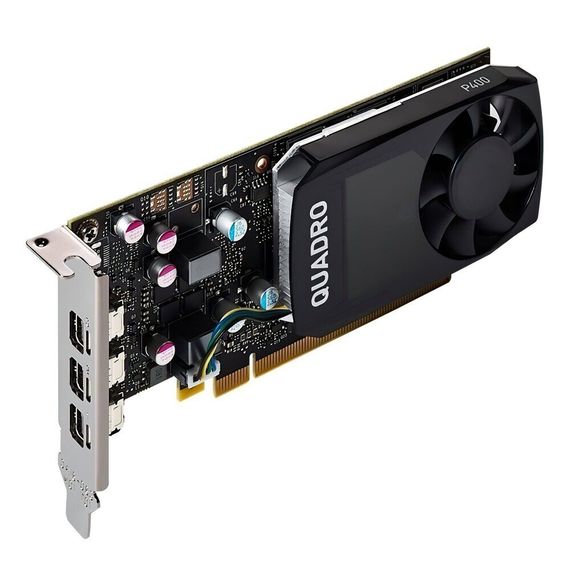 Дискретна відеокарта nVidia Quadro P400, 2 GB GDDR5, 64-bit / 3x miniDP / SFF б/в