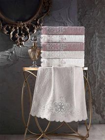 Полотенца Pupilla Santana 3D 50х90см Бамбук набор 6шт