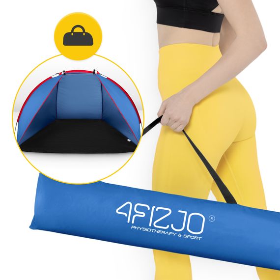 Намет пляжний 4FIZJO 200 x 115 см Blue/Red (P-5905973405171) | Зображення 2