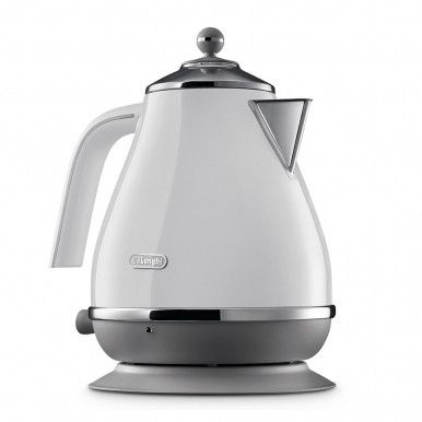 Электрочайник DeLonghi KBOС-2001-W 1,7 л белый | Зображення 1