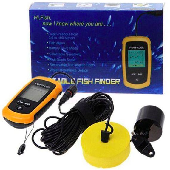 Ехолот портативний Fish Finder до 100м портативний сонар універсальний | Зображення 8