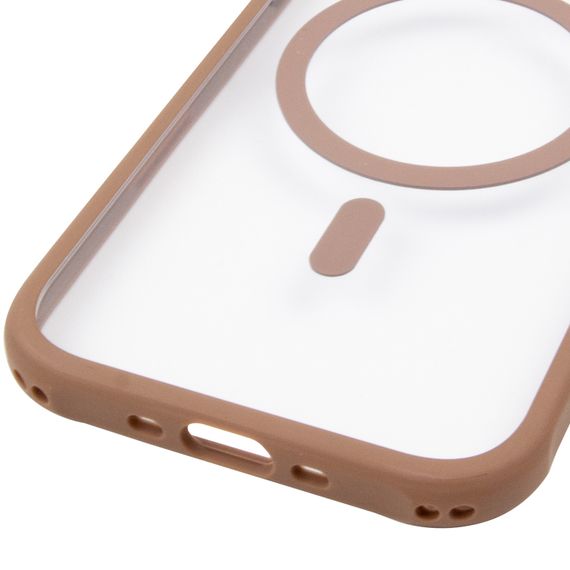 Чохол TPU+PC GETMAN Moon Clear with Magnetic Fit для Apple iPhone 17 Air (6.5") Brown | Зображення 4