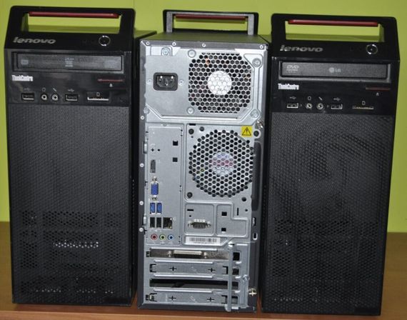 Комп'ютер Lenovo ThinkCentre E73 Tower / Intel Core i5-4460S (4 ядра по 2.9 - 3.4 GHz) / 8 GB DDR3 / 320 GB HDD / Intel HD Graphics 4600 / DVD-ROM / Без OC б/в | Зображення 6