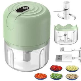 Портативний міні-подрібнювач Portable Food Processor Зелений