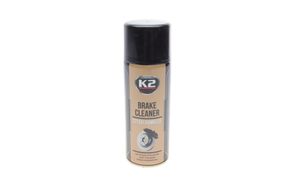 Очистник гальм, K2, BRAKE CLEANER, 400 мл, Засіб для очищення гальм та деталей гальмівної системи (аерозоль) W103