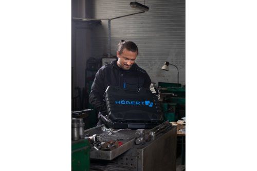 Набір інструментів 1/2", 1/4", 3, 8", HT1R244 уп 222 шт Hoegert | Зображення 4