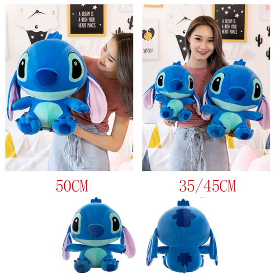 Плюшевий Стіч іграшка-обіймашка 36 см, з мультфільму Ліло та Стіч | Зображення 4