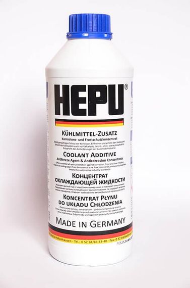 Концентрат антифризу HEPU синій 1,5 л