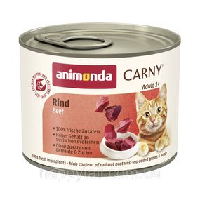 Корм влажный Carny Adult Beef для котов с говядиной 200 г