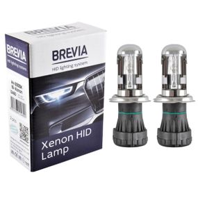 12460 BREVIA Автолампа H4, 6000K,85V,35W P43t-38 KET,(2шт.) XENON