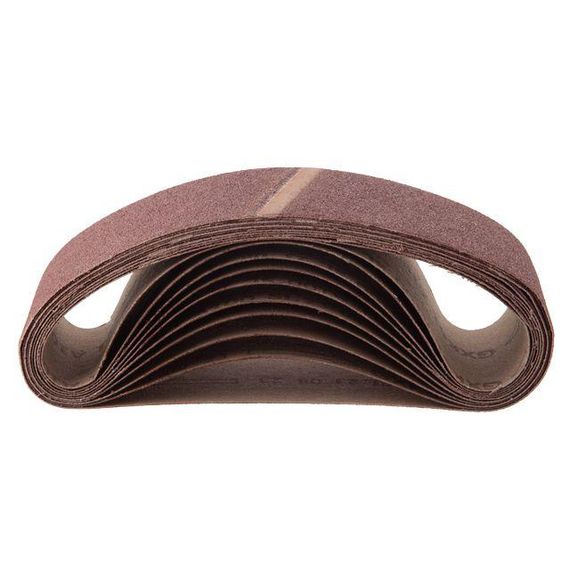 Стрічка шліфувальна 75*533 мм, К100, 10 од. INTERTOOL BT-0410 | Зображення 1