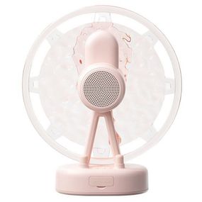 Проектор-нічник ZAY-L07 Sky Wheel 2in1 + Bluetooth колонка Pink