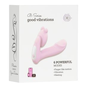 Вібратор - Silicone vibrator, 6 frequenciesFinger function, Heating + APP Sex Aura