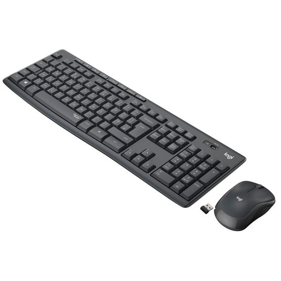 IT набір Logitech MK295 Silent Wireless Combo, US, Graphite (920-009800)