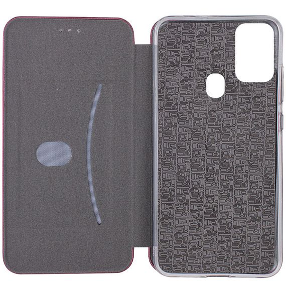 Шкіряний чохол-книжка Classy для Samsung Galaxy A21s Бордовий | Зображення 1