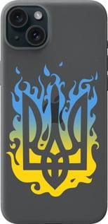 Чохол на iPhone 15 Plus Герб із силікону FCh_009178