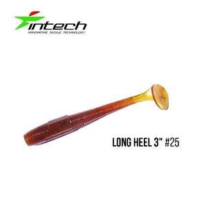 Силиконовая приманка, Съедобный силикон Intech Интеч Long Heel 3 "8 шт #25