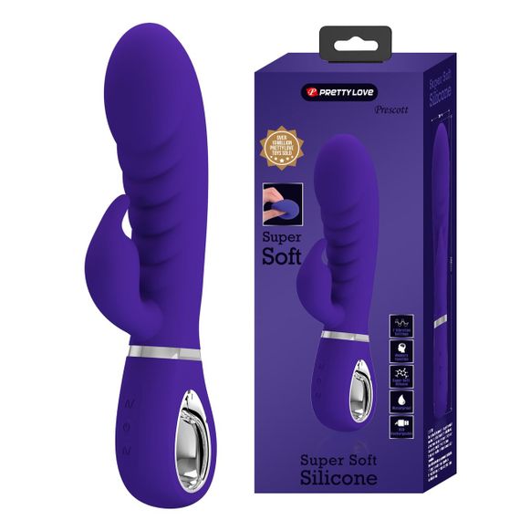 Вібратор PRETTY LOVE PRESCOTT Purple 7 function vibrations Sex Aura
