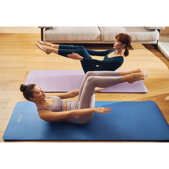 Килимок (мат) спортивний 4FIZJO NBR 1 см для йоги та фітнесу Violet 4FJ0016 (P-5907222931530) | Зображення 2