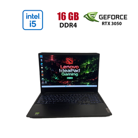 Ігровий ноутбук Lenovo IdeaPad Gaming 3 15IHU6 / 15.6" (1920x1080) IPS / Intel Core i5-11320H (4 (8) ядра по 2.5 - 4.5 GHz) / 16 GB DDR4 / 512 GB SSD / nVidia GeForce RTX 3050, 4 GB GDDR6, 128-bit / WebCam б/в