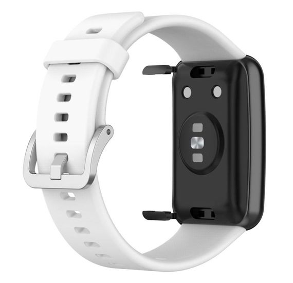 Силіконовий ремінець Primolux для смарт-годинника Huawei Watch Fit / Fit SE (TIA-B09, TIA-B29, STA-B39) - White | Зображення 3