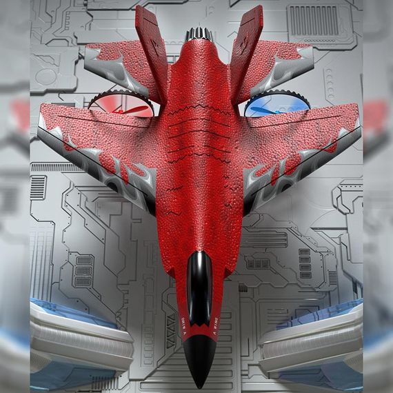 Самолет на радиоуправлении SCHE HW39 F35 Fighter Red | Зображення 3