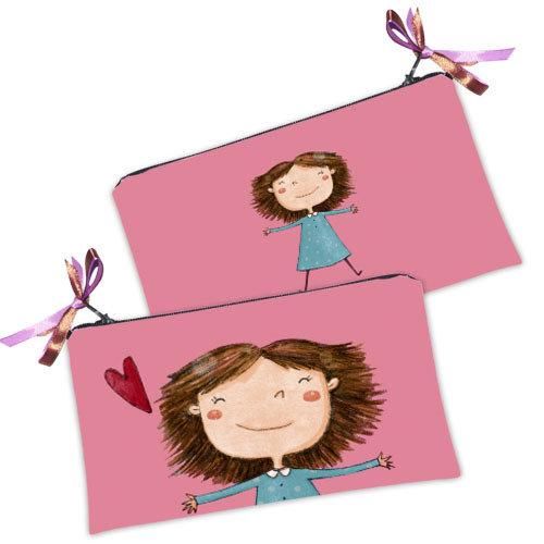 Косметичка жіноча Дарую тобі цілий світ! 20х12 см (K_18L024)