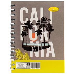 Блокнот А6 АП-1710, 40 листов, пружина сбоку Вид 1