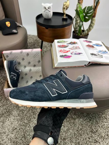 Мужские кроссовки New 574 Navy White Динаміка твого стилю весна / літо / осінь A4176 45 29 | Зображення 4