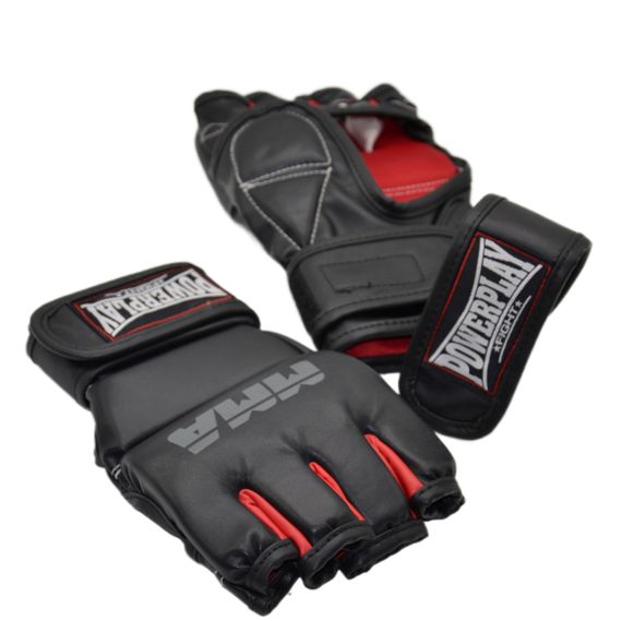 Перчатки MMA PowerPlay 3053 Черно-Красные L/XL | Зображення 7