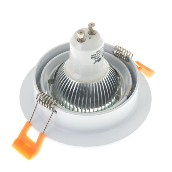 Светильник врезной  поворотный HDL-DT 108/1 MR16 WH | Зображення 4