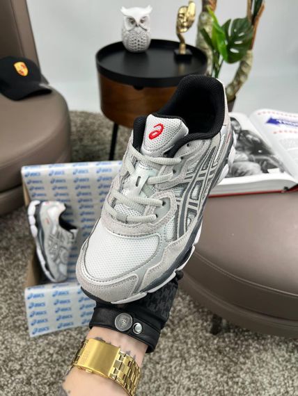 Кросівки ASICS Gel-NYC Grey Silver , текстиль , В'єтнам | Зображення 4