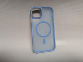 Чохол для iPhone 11 / Айфон 11, TPU, силіконова рамка, напівпрозорий, блакитний (уцінка)