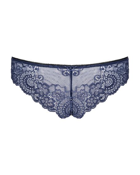 Трусики Obsessive Auroria Синьо-чорний S/M | Зображення 5