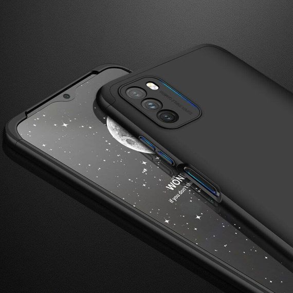 Чохол GKK 360 градусів для Poco M3 колір Чорний | Зображення 4