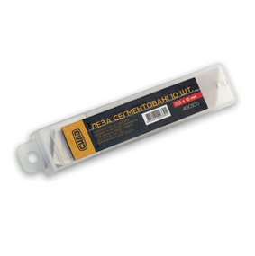 Леза змінні сегментовані 18*0,5мм 10 шт/уп СИЛА