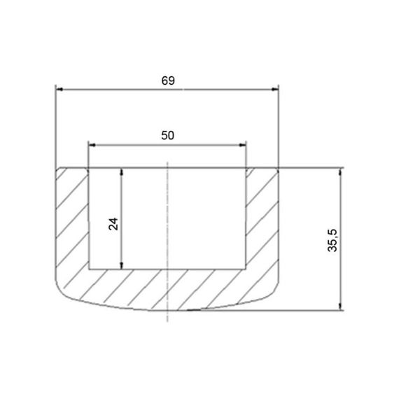 Заглушка PPR Blue Ocean 50 | Зображення 1
