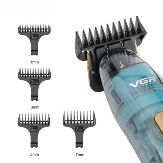Бездротова чоловіча електрична машинка для стрижки VGR V-961, Тример акумуляторний для волосся та бороди | Зображення 3