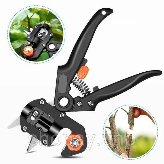 Професійний щеплювальний секатор Titan Professional Grafting Tool для обрізання та щеплення дерев | Зображення 3