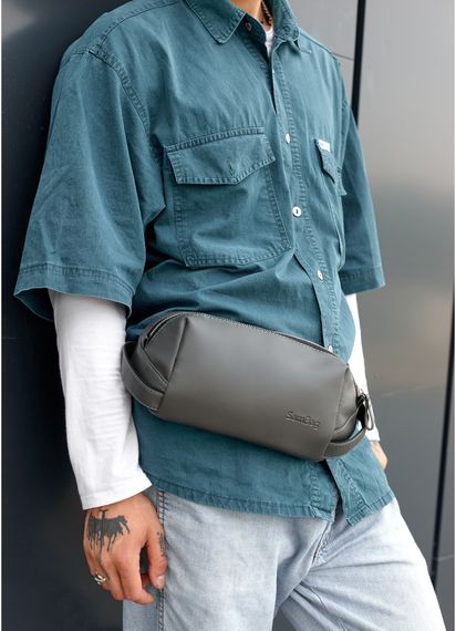 Сумка чоловіча Sambag HOLSTER MSH Графітова 36 х 14 х 4 см (87113009m) | Зображення 6