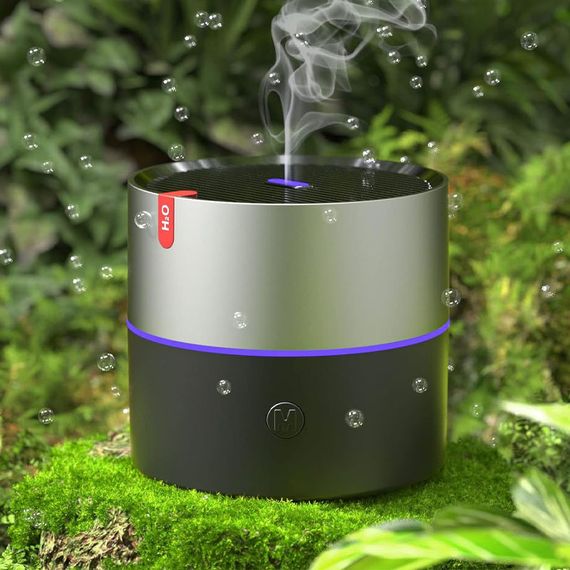 Увлажнитель воздуха с подсветкой WX107 Type-C/5V USB 230ml Black | Зображення 1