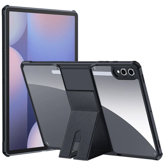 TPU+PC чохол Xundd Stand c посиленими кутами для Samsung Galaxy Tab S10+ / S9+ (12.4") Чорний | Зображення 1